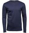 T530 530 Tee Jays Long Sleeve Interlock T-Shirt Navy colour image